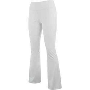 Chatoyant Womens Pants Sz M White Mineral Wash Bell Bottoms Stretchy Pull On